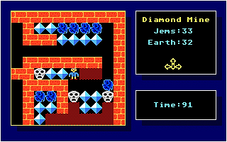 Diamond Mine atari screenshot